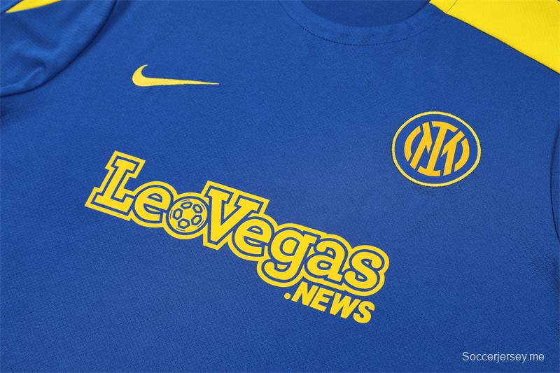 24/25 قميص بأكمام قصيرة + شورت إنتر ميلان 24/25