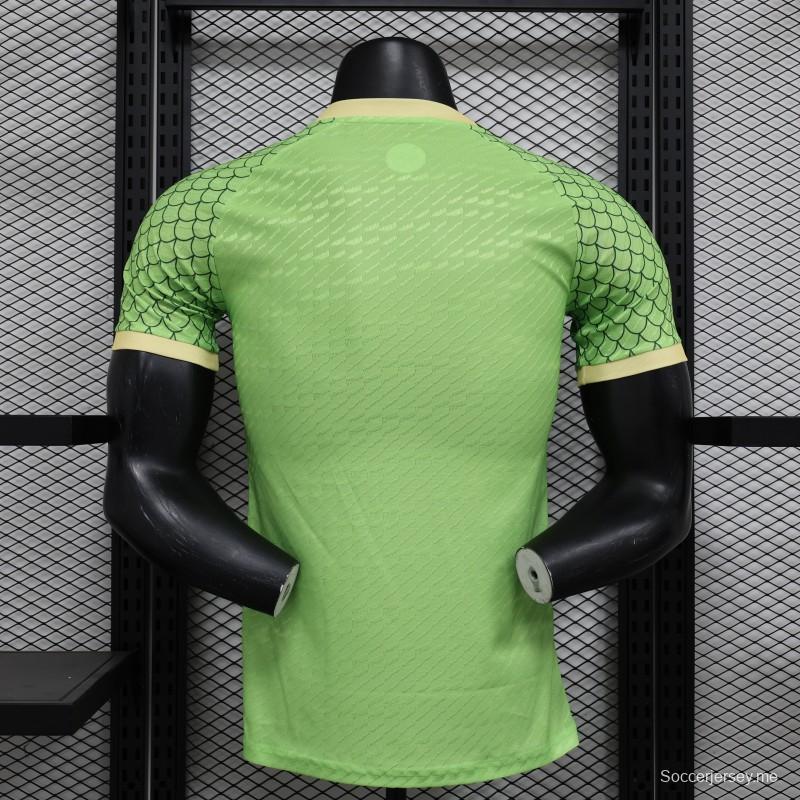 إصدار اللاعب 2024 قميص دراغون بول الأخضر الياباني سون غوكو 2024