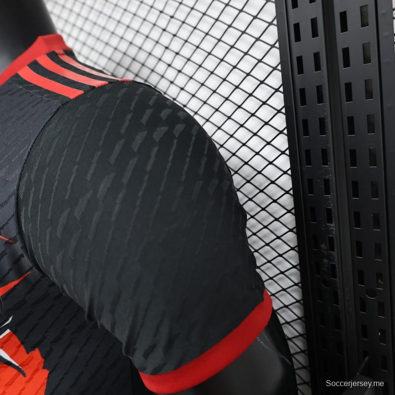 إصدار اللاعب 2024 قميص دراجون بول جوكو اليابان 2024 أحمر/أسود