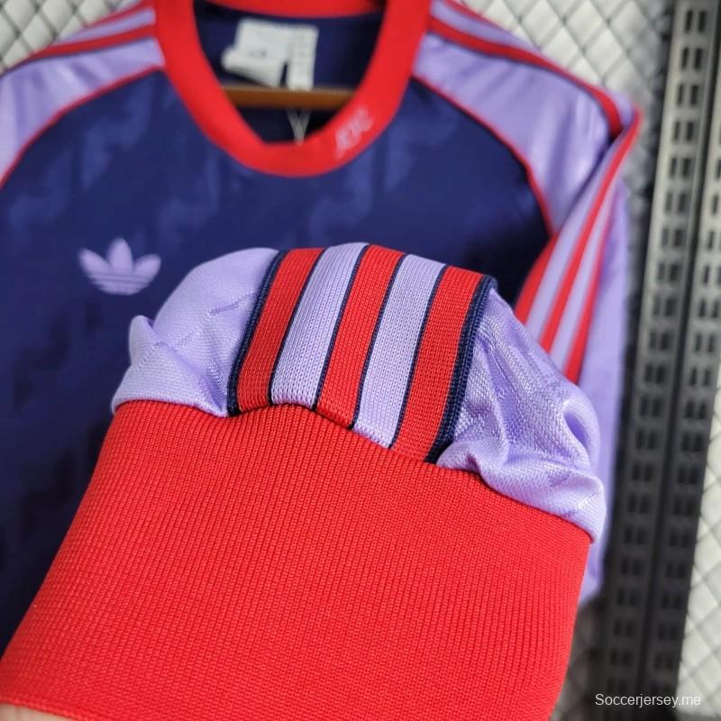 24/25 أرسنال ريترو أرسنال بأكمام طويلة الأكمام