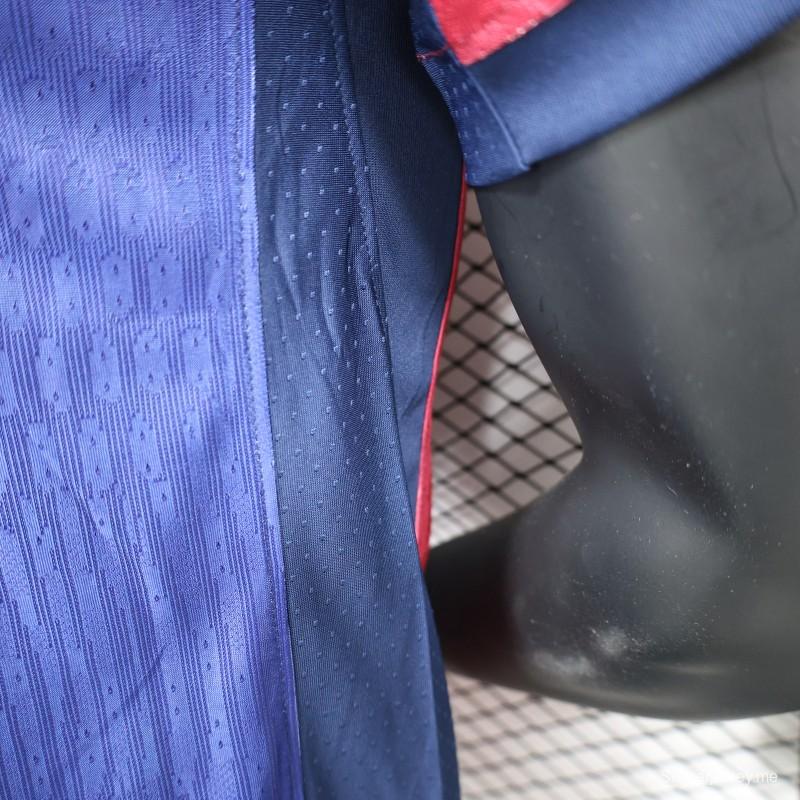 نسخة اللاعب 24/25 قميص مطبوع على قميص برشلونة بمناسبة الذكرى 125 لطباعة قميص برشلونة 1899-2024