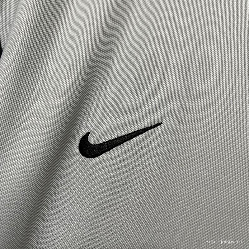 02/03 قميص ريترو فلامنجو حارس مرمى فلامنجو رمادي بأكمام طويلة رمادي