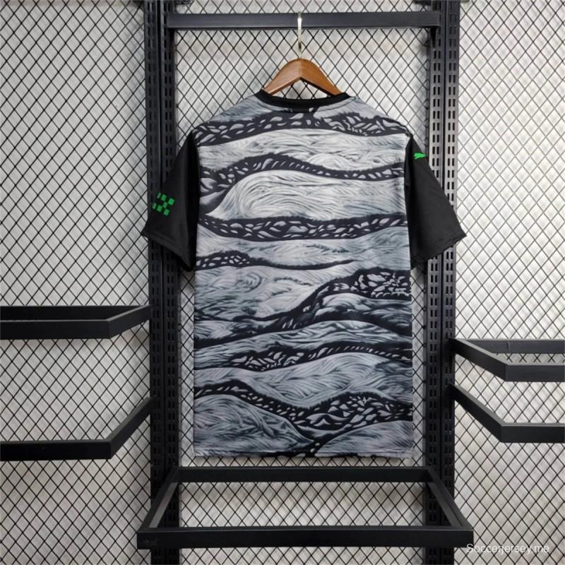 25/26 مانشستر سيتي مانشستر سيتي النسخة التجريبية باللون الرمادي الأسود