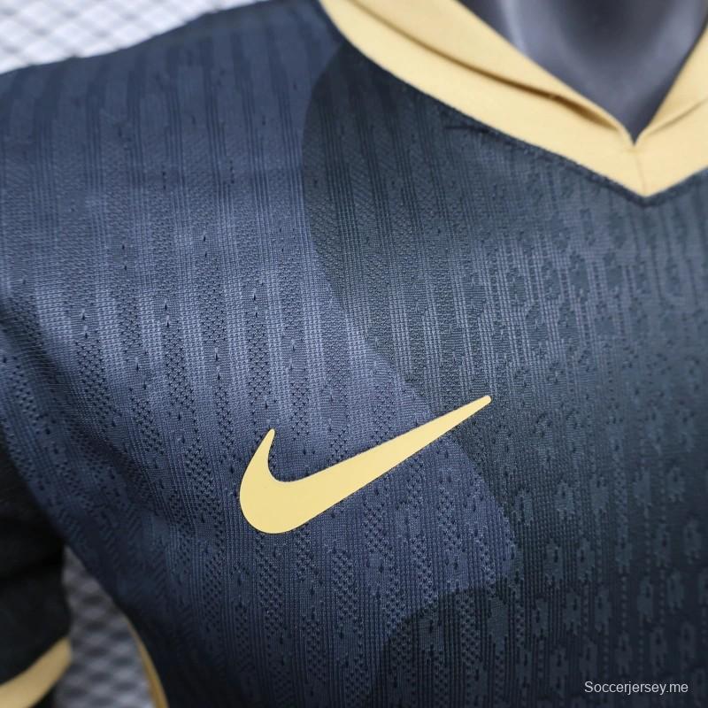 25/26 قميص أسود إصدار 25/26 لاعب برشلونة الإصدار الخاص من برشلونة