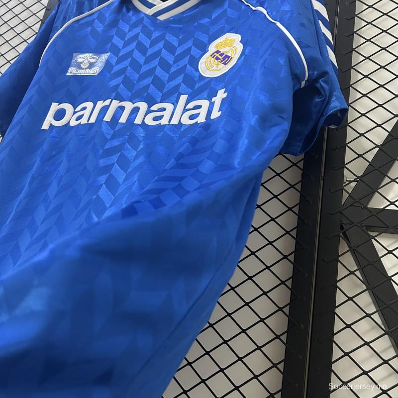 86/88 قميص ريترو ريال مدريد ريترو خارج الديار