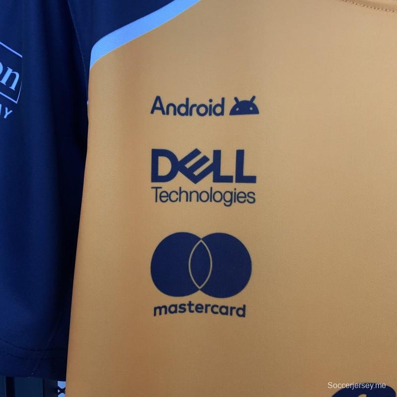 تي شيرت فورمولا 2025 فورمولا 1 برتقالي/أسود مكلارين نوريس