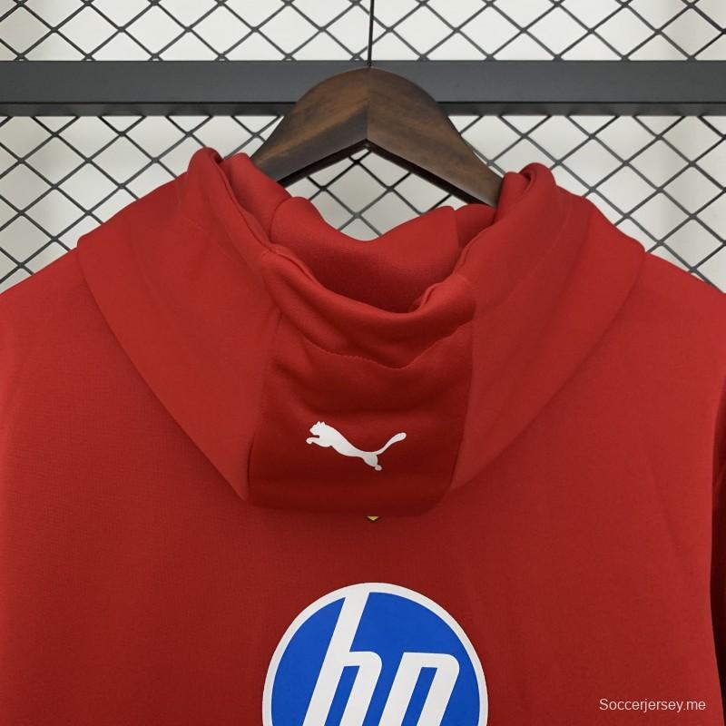 2025 فورميلا 2025 فورميلا 2025 فورميلا 2025 هودي فاراري أحمر بقبعة حمراء