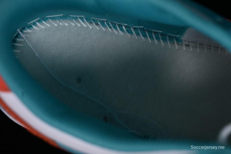 Nike SB Dunk Low Casual Skate Shoes in White Green Orange - DV0833-102