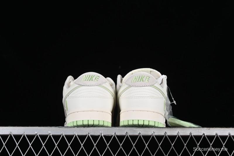 Nike SB Dunk Low Bape Collaboration - Apple Green Anniversary High-End Custom Low-Top Casual Skate Shoes - CF3688-010