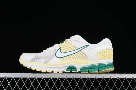 Nike Zoom Vomero 5 Retro Casual Running Shoes with EVA Midsole Cushion - FZ8361-100