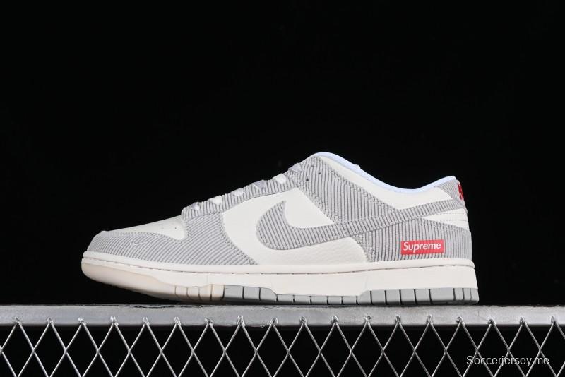 Nike SB Dunk Low Supreme Collaboration Anniversary Customized Casual Sneakers - FC1688-143