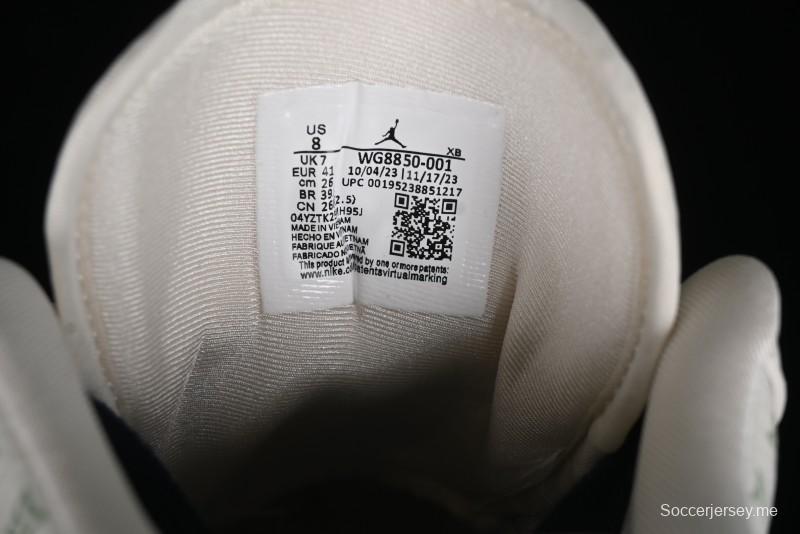 Nike Air Jordan 1 Low LV Collaboration Retro Casual Sneakers in Beige Orange - WG8850-001