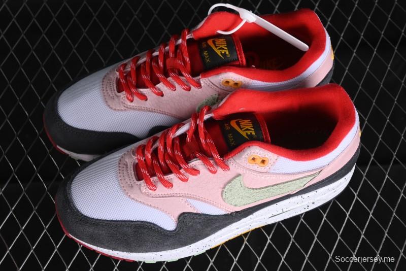 Nike Air Max 1 Retro Running Shoes with Half-Sole Air Cushion - FZ4133-640