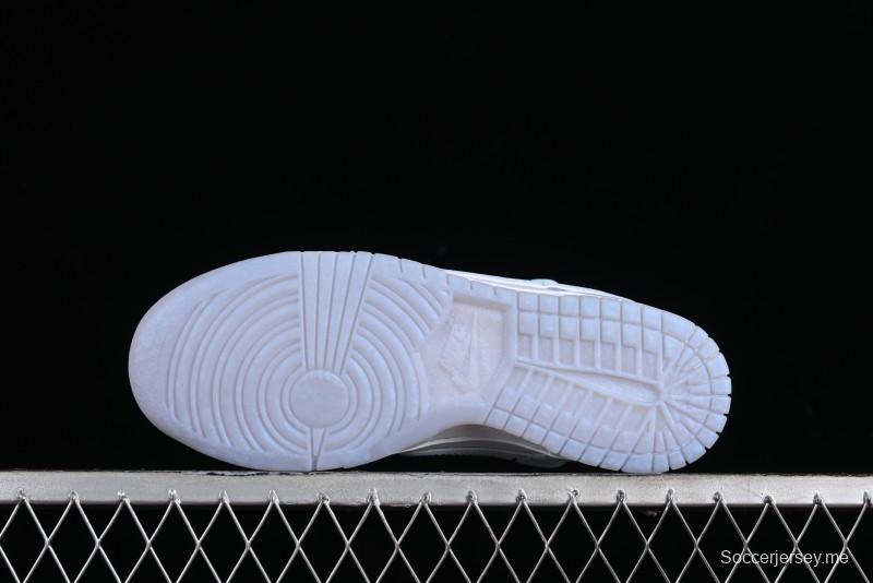 Nike Dunk Low SB Casual Sneakers in Light Blue with Sea Salt Lime Accents - FJ7743-194