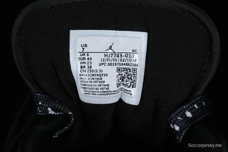 Nike Air Jordan 1 Low "Black Croc" Casual Sneakers with Crocodile-Embossed Leather - HJ7743-010