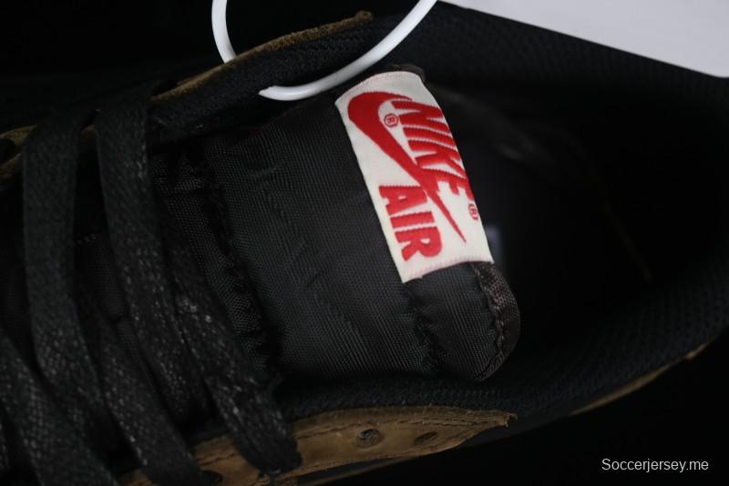 Nike Travis Scott x Air Jordan 1 Low OG AJ1 Reverse Swoosh Sneakers - DM7866-202