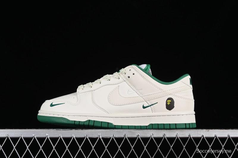 Nike SB Dunk Low BAPE Collaboration Anniversary Edition Customized Sneakers - XD6188-026