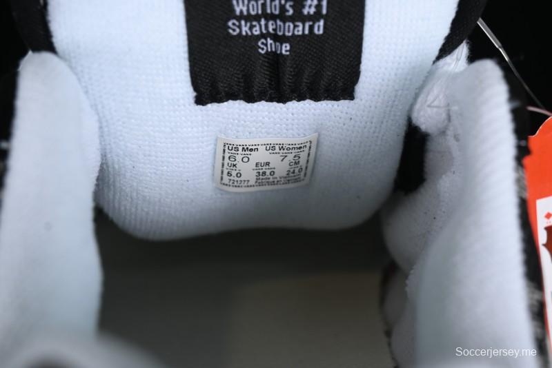 Vans Knu-Skool Premium Custom Denim Monogram Slip-On Shoes - VN0009QC6BT