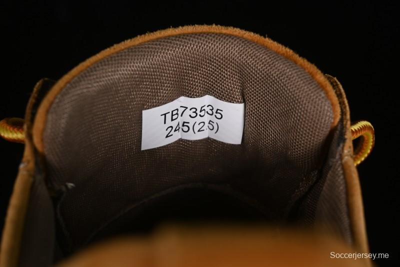 Timberland Low-Top Casual Shoes for Men - 24SS Autumn Collection with Oil-Resistant Italian Leather & Anti-Slip Rubber Outsole - TB73535YELLOW