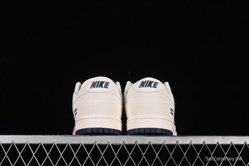 Nike SB Dunk Low Supreme Collaboration - Classic Beige Blue Anniversary High-End Custom Low-Top Casual Skate Shoes - XX8888-003