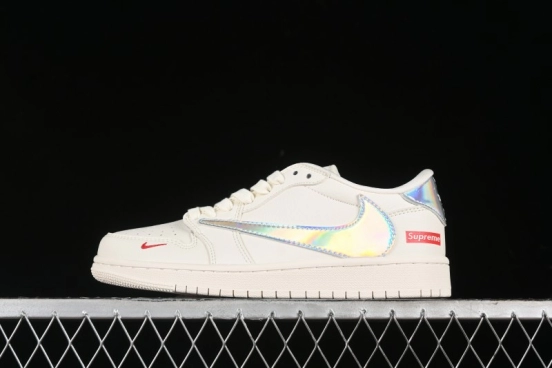 Nike Travis Scott x Fragment Design x Air Jordan 1 Low OG SP AJ1 Supreme Collaboration - CF3688-015