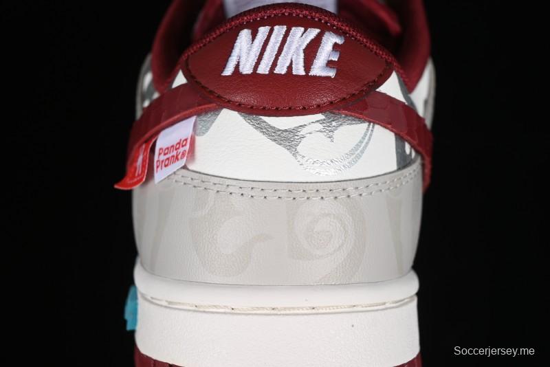 Nike Dunk Low Panda Prank CNY Year of the Dragon Limited Edition Team Red SB Low Top Casual Skate Shoes - DD1391-601