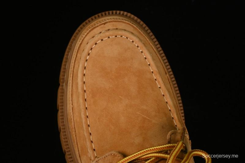 Timberland Low-Top Casual Shoes for Men - 24SS Autumn Collection with Oil-Resistant Italian Leather & Anti-Slip Rubber Outsole - TB73535YELLOW