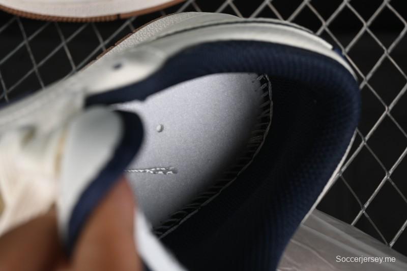 Nike Air Jordan 1 Low Supreme Collaboration Retro Basketball Shoes - WG8850-011