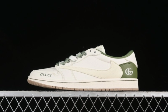 Nike Travis Scott x Fragment Design x Air Jordan 1 Low OG SP AJ1 Low-Top Casual Sneakers - XY2688-105