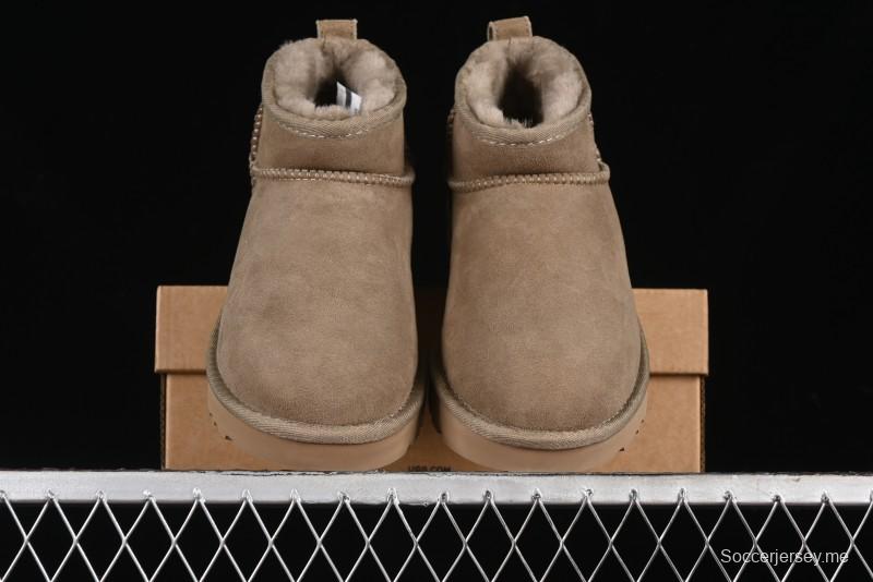 UGG Classic Ultra Mini Short Boots with Genuine Australian Sheepskin and TREADLITE Outsole - 1116109