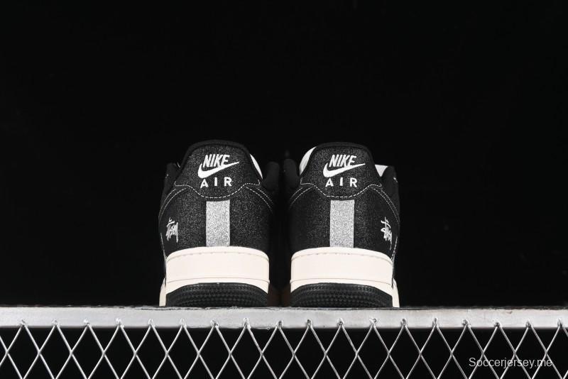 Nike Air Force 1 '07 Low Stussy Collaboration - Starry Sky Low-Top Casual Sneakers - XZ1968-518