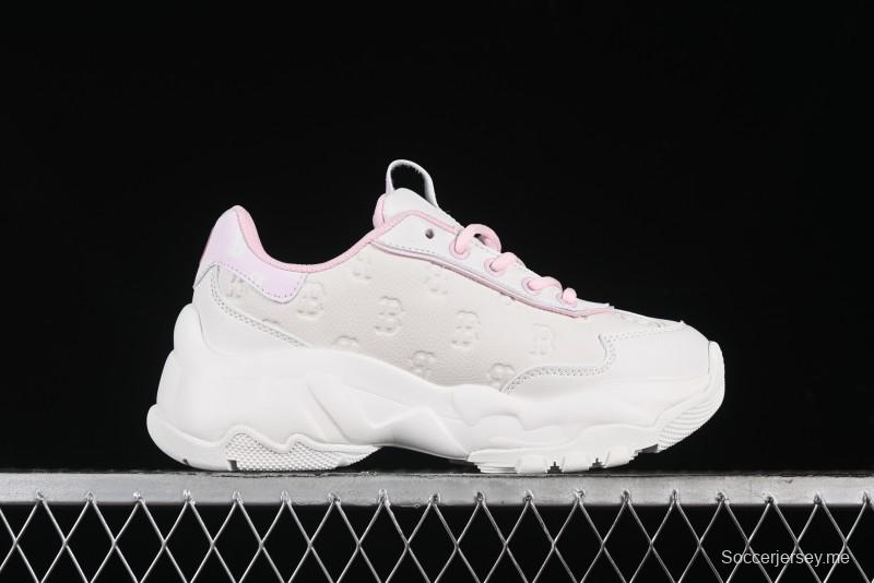 New York Yankees MLB Bigball Chunky Embo Monogram Platform Sandals - 3ASHBEM4N43PKS