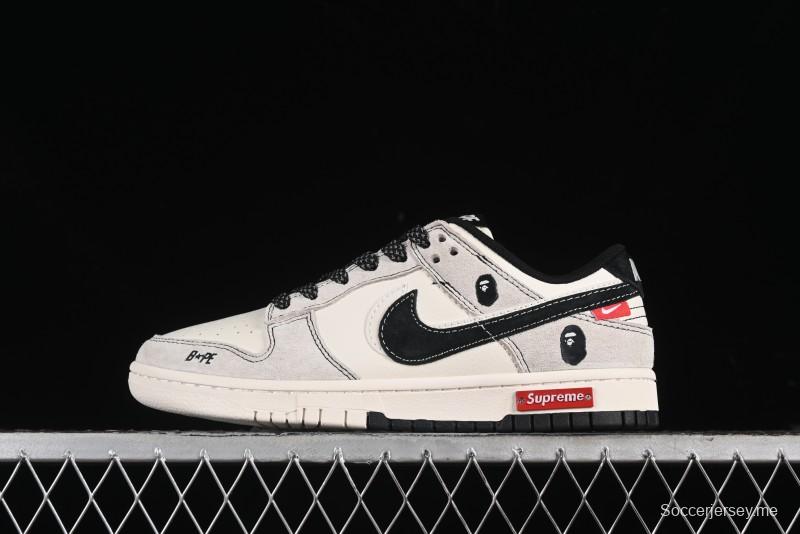 Nike SB Dunk Low Supreme x Bape Anniversary Custom Sneakers - MM1089-017