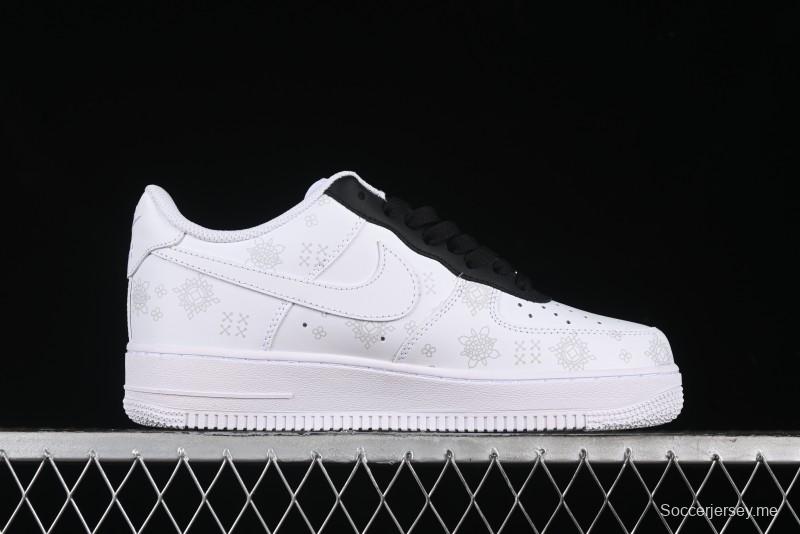 Nike Air Force 1 '07 Low Black Silk Chinese Style Casual Sneakers - ZH0316-036