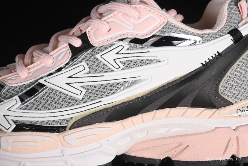 Off-White Be Right Low-Top Lifestyle Sneakers in White Pink - X.E5