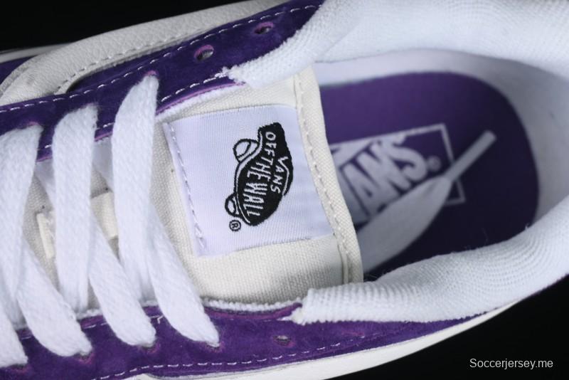 Vans Classics Knu Skool Full-Grain Leather Retro Sneakers with Chunky Silhouette - VN000CS0DRV