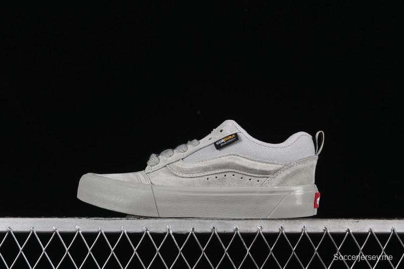 Vans Knu Skool Low Top Retro Casual Vulcanized Sneakers in Grey - VN000CRPBXC