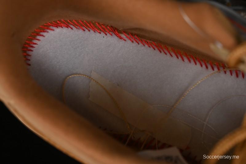 Nike Supreme x Air Force 1 Low Casual Sneakers in Wheat Suede with Full-Length Air Cushion - DN1555-200