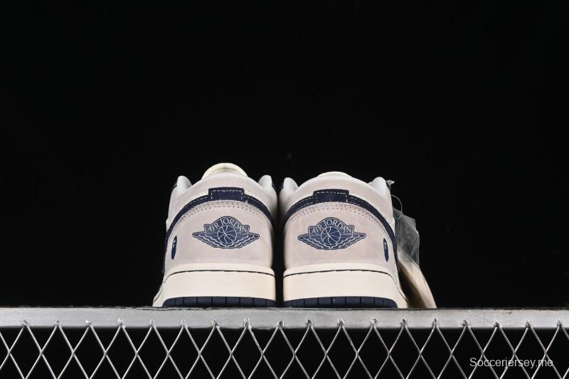 Nike Air Jordan 1 Low BAPE Collaboration Retro Basketball Shoes - WG8850-015