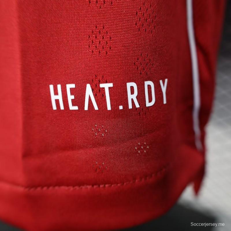 إصدار اللاعب 25/26 قميص بأكمام طويلة الأكمام من ليفربول هوم 25/26