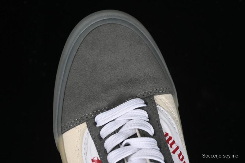 Vans Classics Knu Skool Low-Top Casual Sneakers with White Suede and Gum Sole - VN000CRPGRN