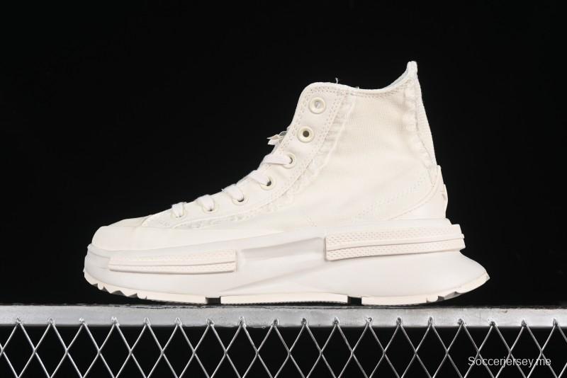 Converse Lifestyle Run Star Legacy Platform High Top Canvas Shoes with Mini Bow and Lace Trim - A10027C