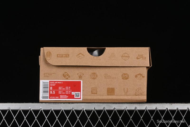 Nike Air Max 1 Retro Running Shoes with Half-Sole Air Cushion - HF1012-300