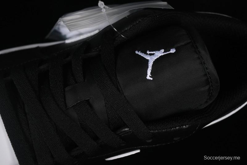 Nike Air Jordan 1 Low Retro Basketball Shoes in Black and White - 553558-043