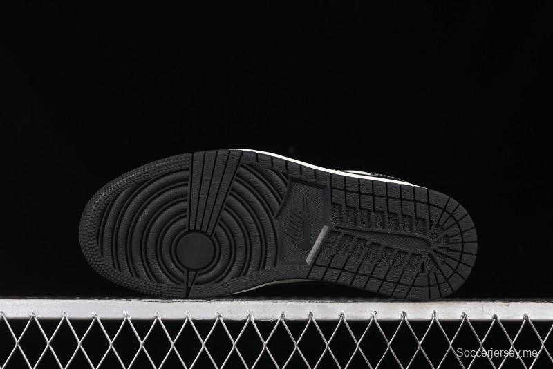 Nike Travis Scott x Fragment Design x Air Jordan 1 Low OG SP AJ1 Supreme Collaboration - Mist Blue Low-top Casual Sneakers - SJ2068-119