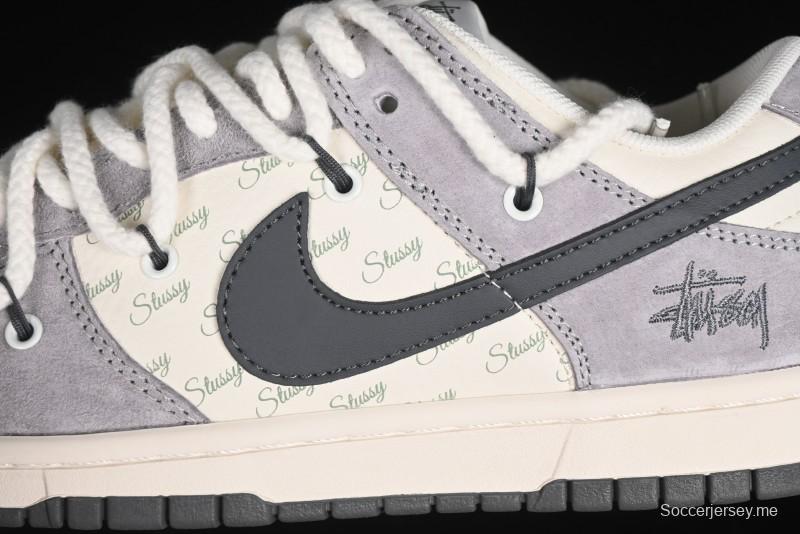 Nike SB Dunk Low Stussy Anniversary Custom Low-Top Casual Skate Shoes - SJ2068-295
