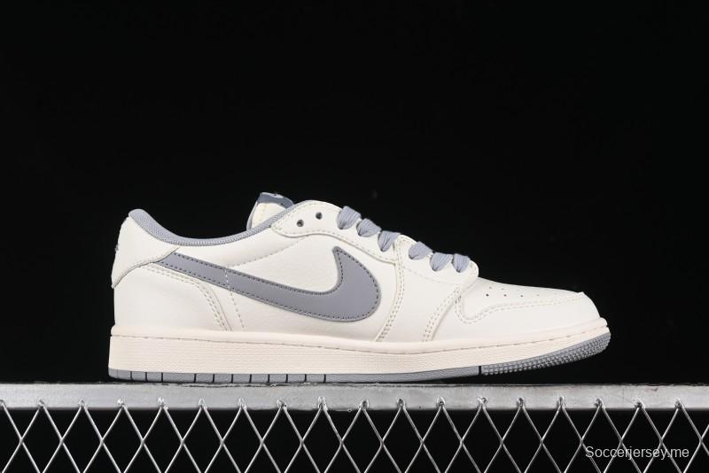 Nike Travis Scott x Fragment Design x Air Jordan 1 Low OG SP AJ1 Supreme Collaboration - XZ1168-003