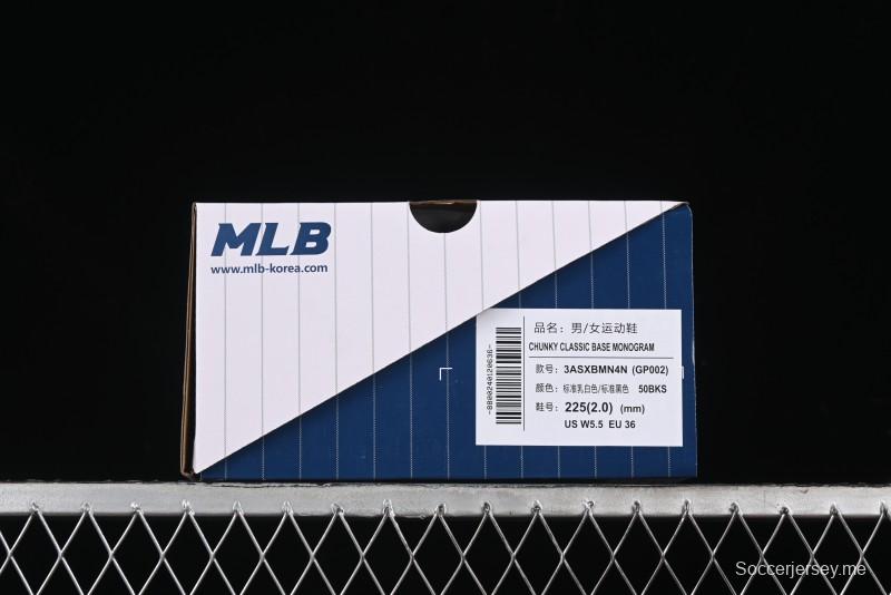 MLB Chunky Classic Base New York Yankees Lightweight Platform Casual Sneakers - 3ASXBMN4N50BKS