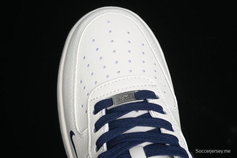 Nike Air Force 1 '07 Low Supreme Collaboration - Light Blue Shadow Swoosh Casual Sneakers - XZ6188-989