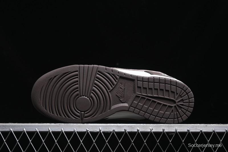 Nike SB Dunk Low Stussy Collaboration - Beige Brown Swoosh Anniversary High-End Custom Low-Top Casual Skate Shoes - SF1029-408